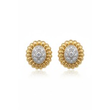 PENDIENTES GALLONADOS CON BRILLANTES