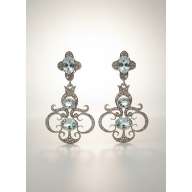 PEND. PLATA VICTORIANO AGUAM. Y DIAMAN