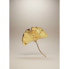 BROCHE GINGO DORADO REDONDO