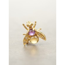 BROCHE MOSQUITA  VIOLETA